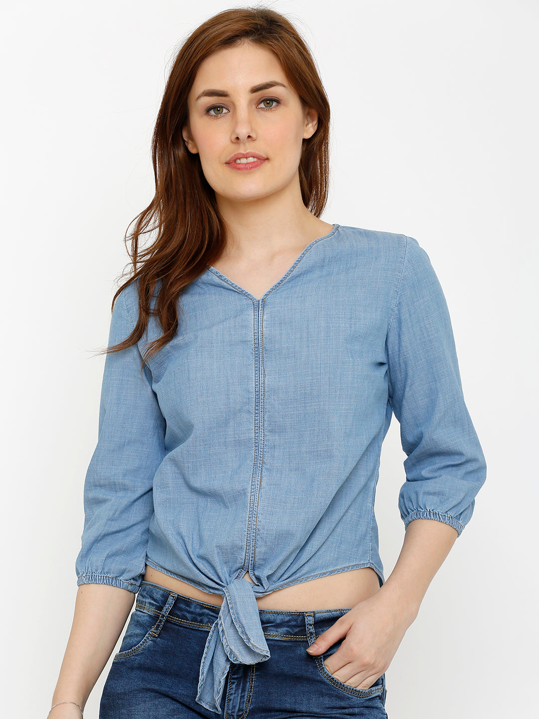 Women Blue Top