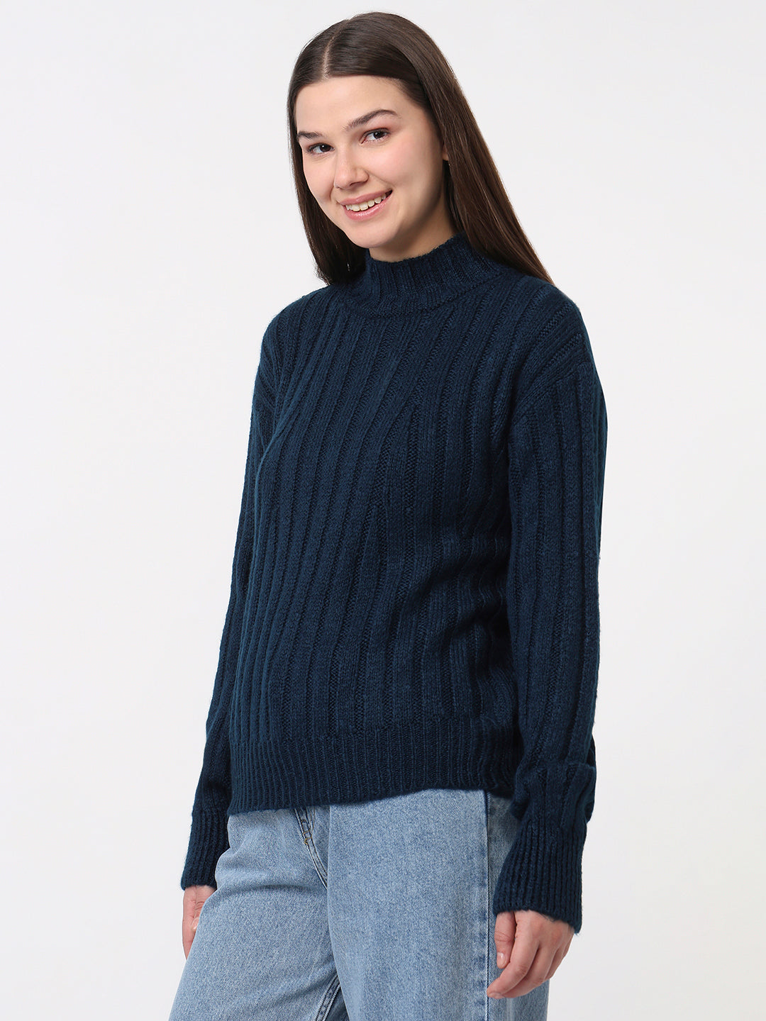 Women Airforce Slim Fit Sweater