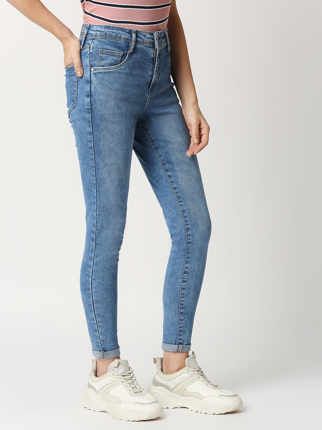 Women High-Rise Skinny Jeans