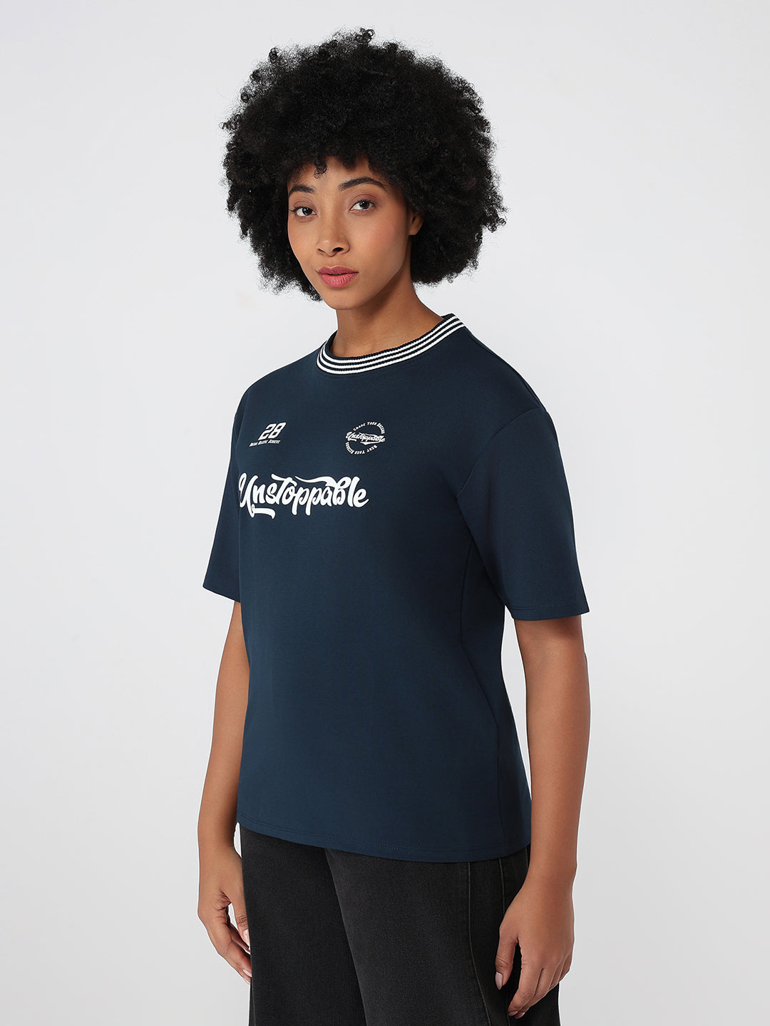 Women Airforce Slim Fit Oversize T-Shirt