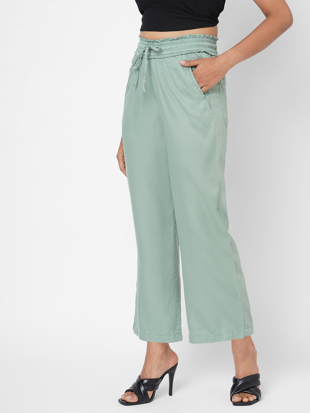 Women High-Rise Comfort Fit Culottes