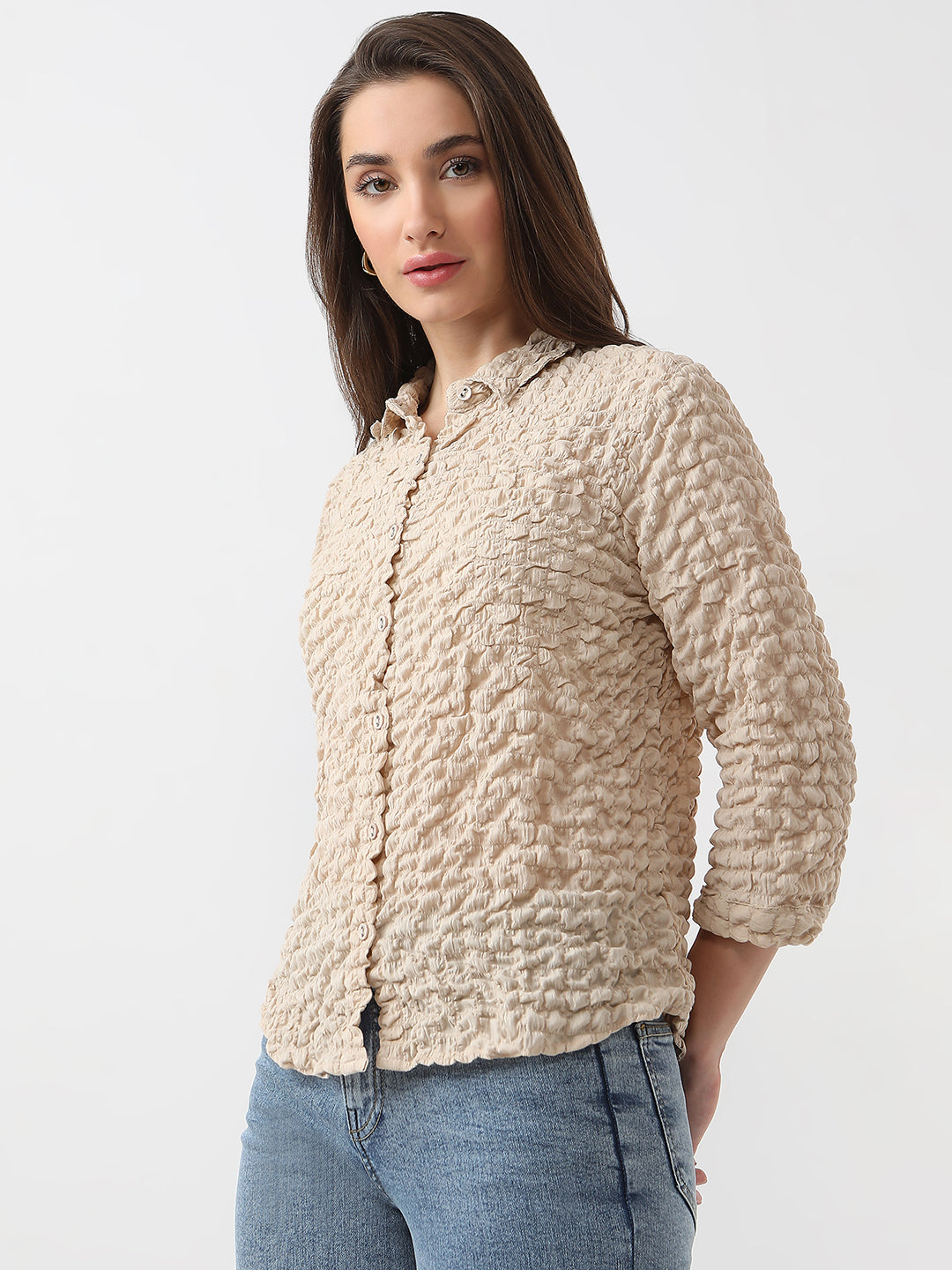 Women Oatmilk Shirt