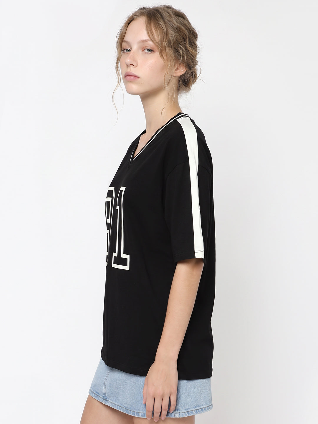 Black Oversized T-Shirt