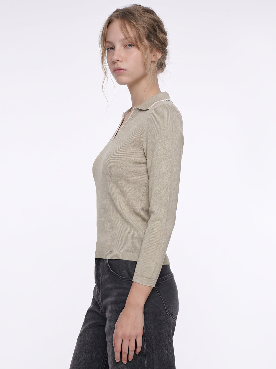 Champagne Flat Knit