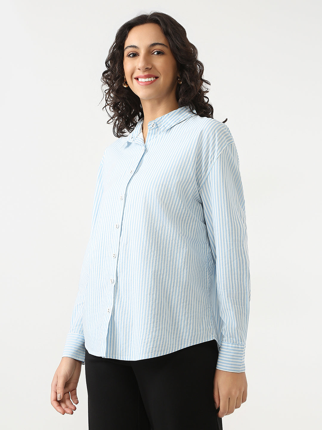 Women Striped Shirt