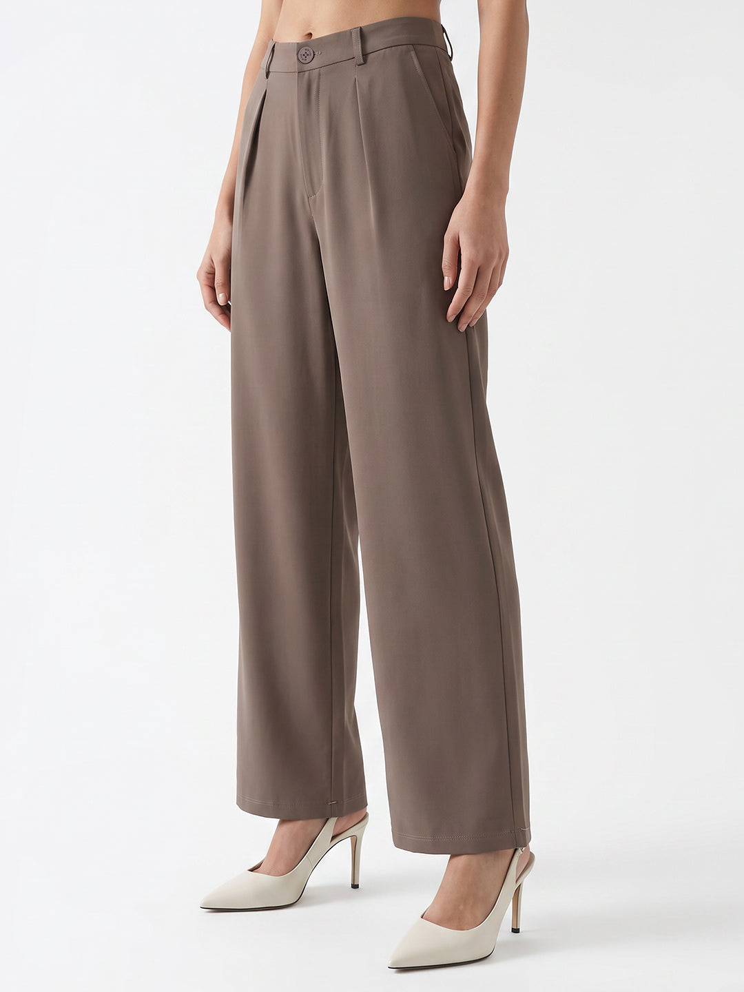 Women Stone Wide Leg Korean Pants