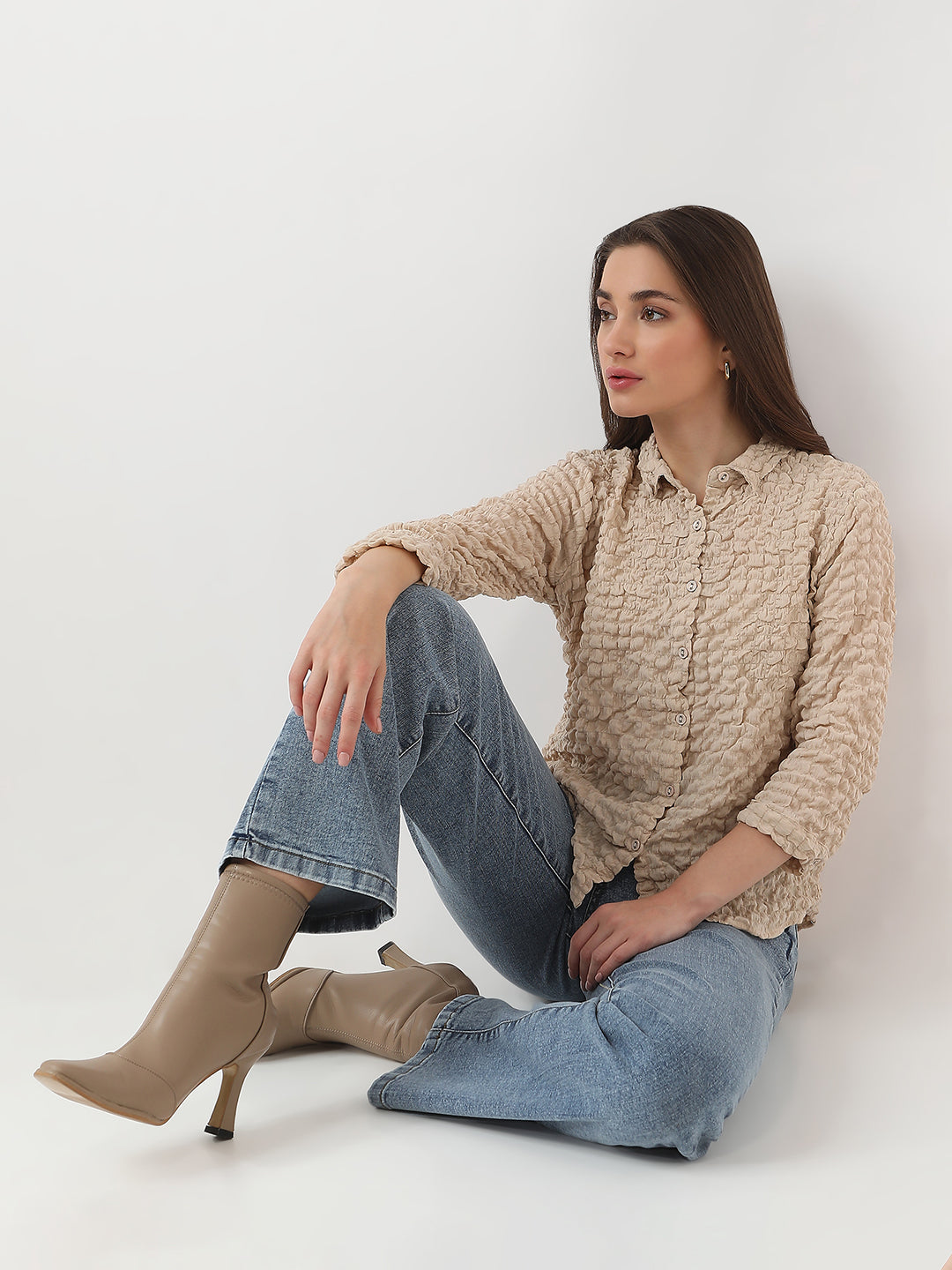 Women Oatmilk Shirt