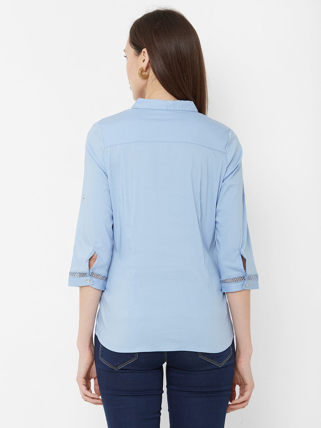 Women Sky Blue Top
