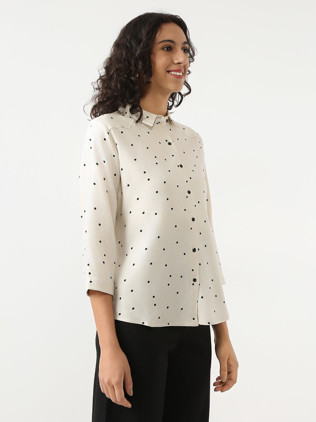 Women Chalk Printed Shirt