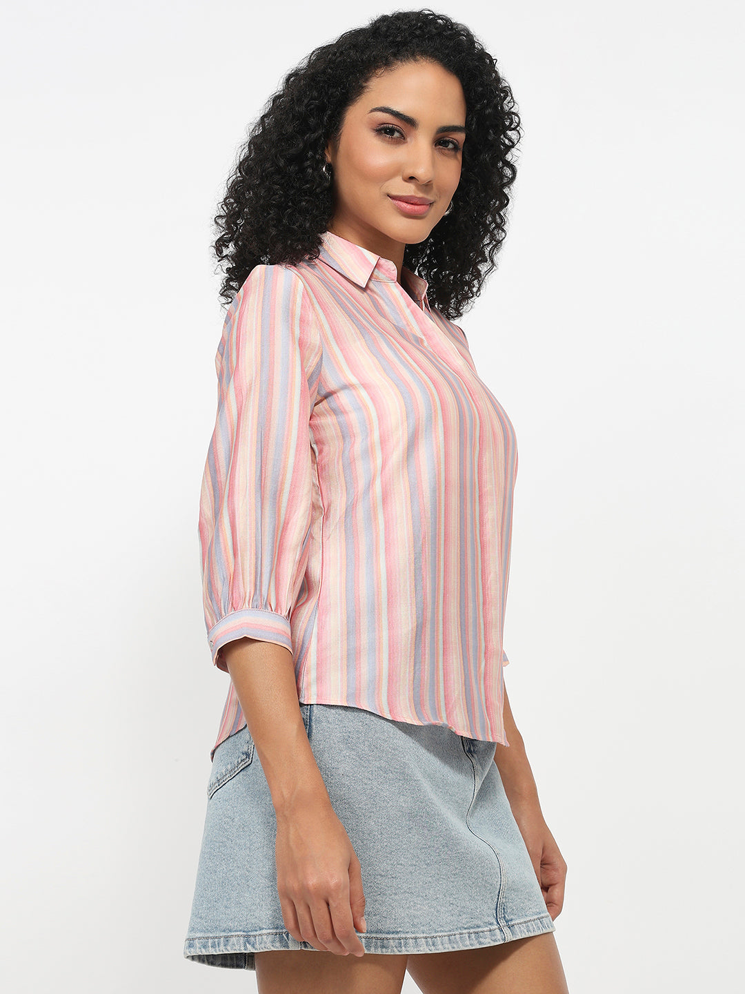 Women Multi Striped Shirt