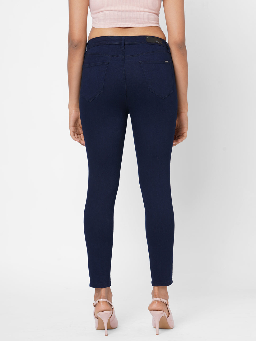 Women Ink Blue High-Rise Skinny Jeans