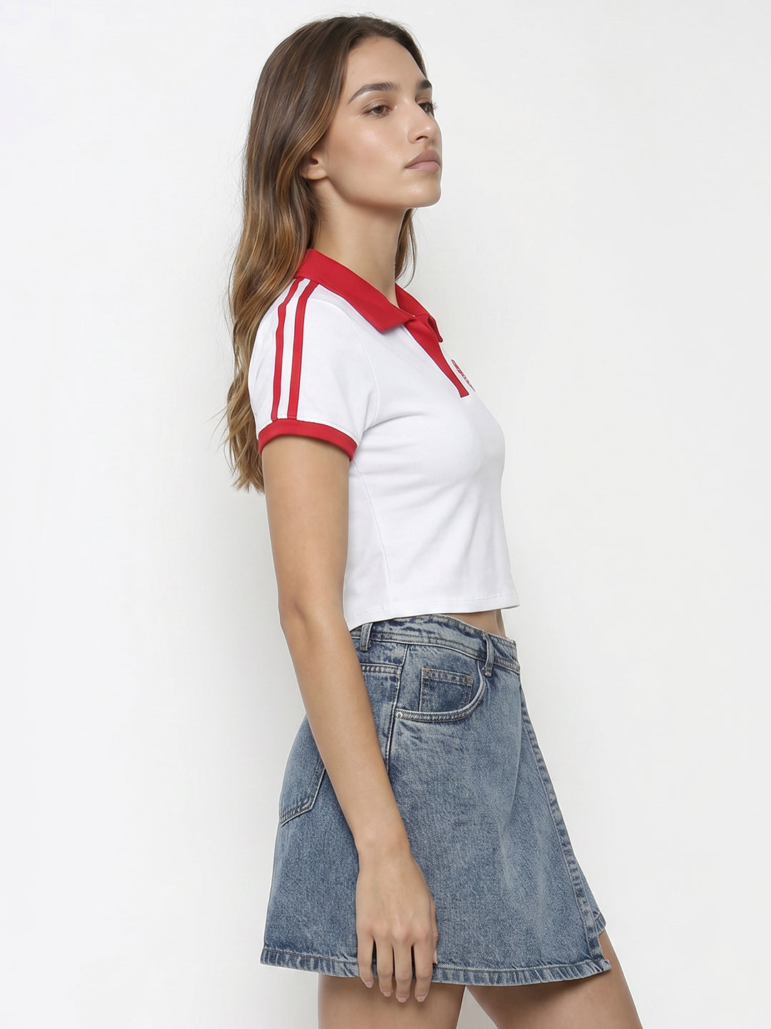 Women White Genz Tees