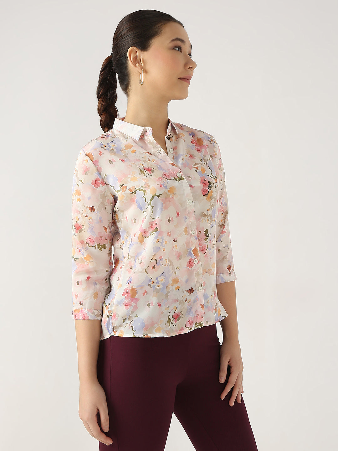 Women Floral Print Shirt