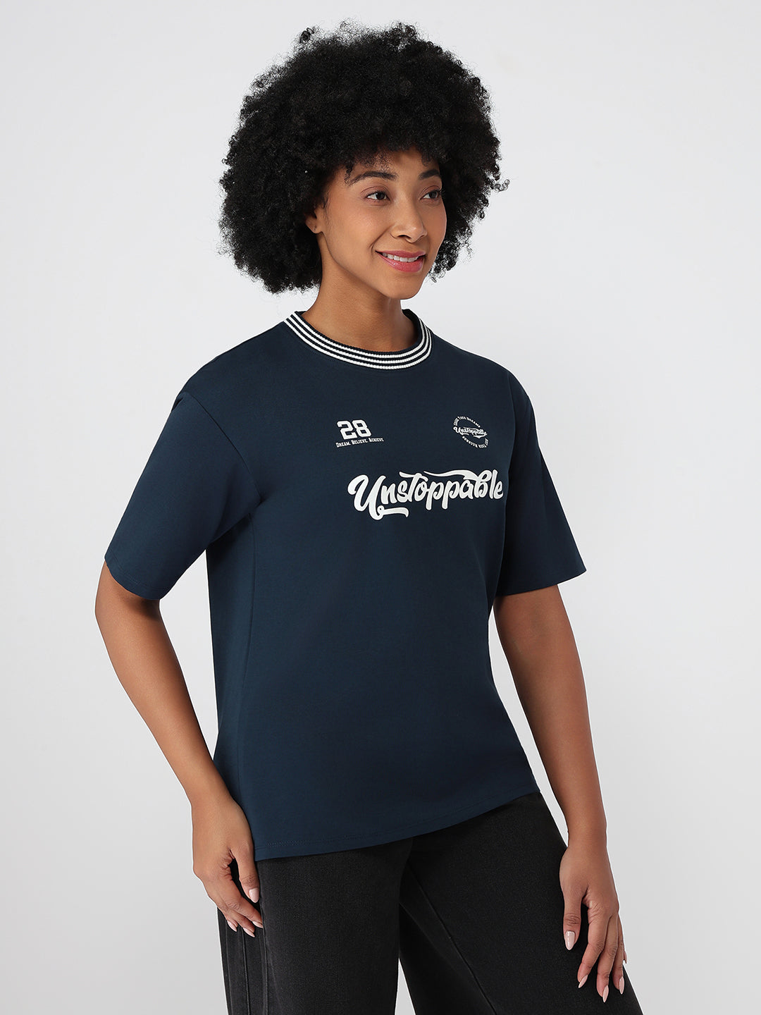 Women Airforce Slim Fit Oversize T-Shirt