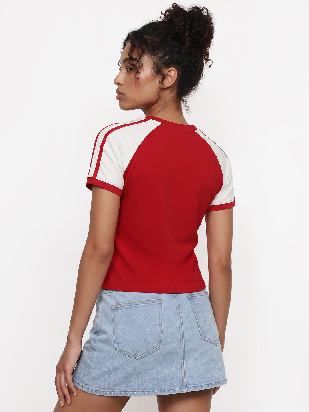 Red/Off White Graphic Neo Tees