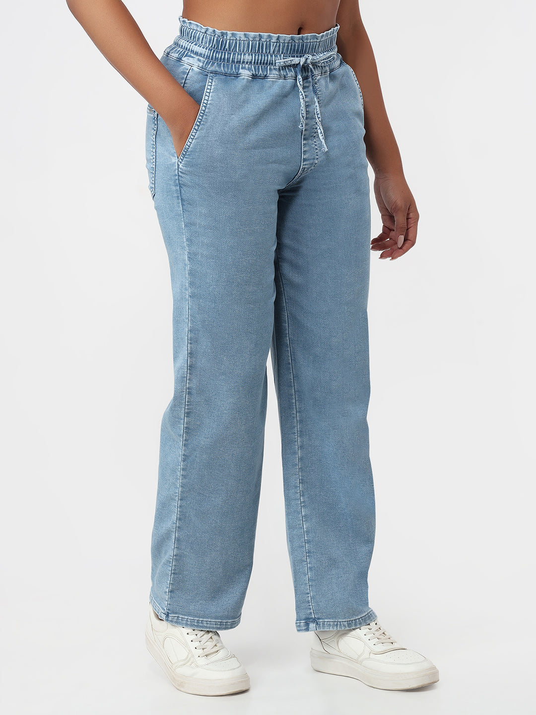 Women Light Blue Joggers