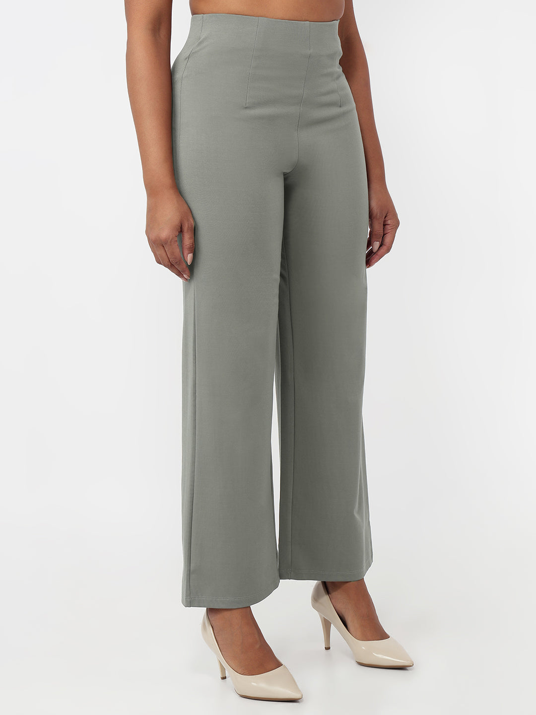 Women Oyster Wide Leg Treggings