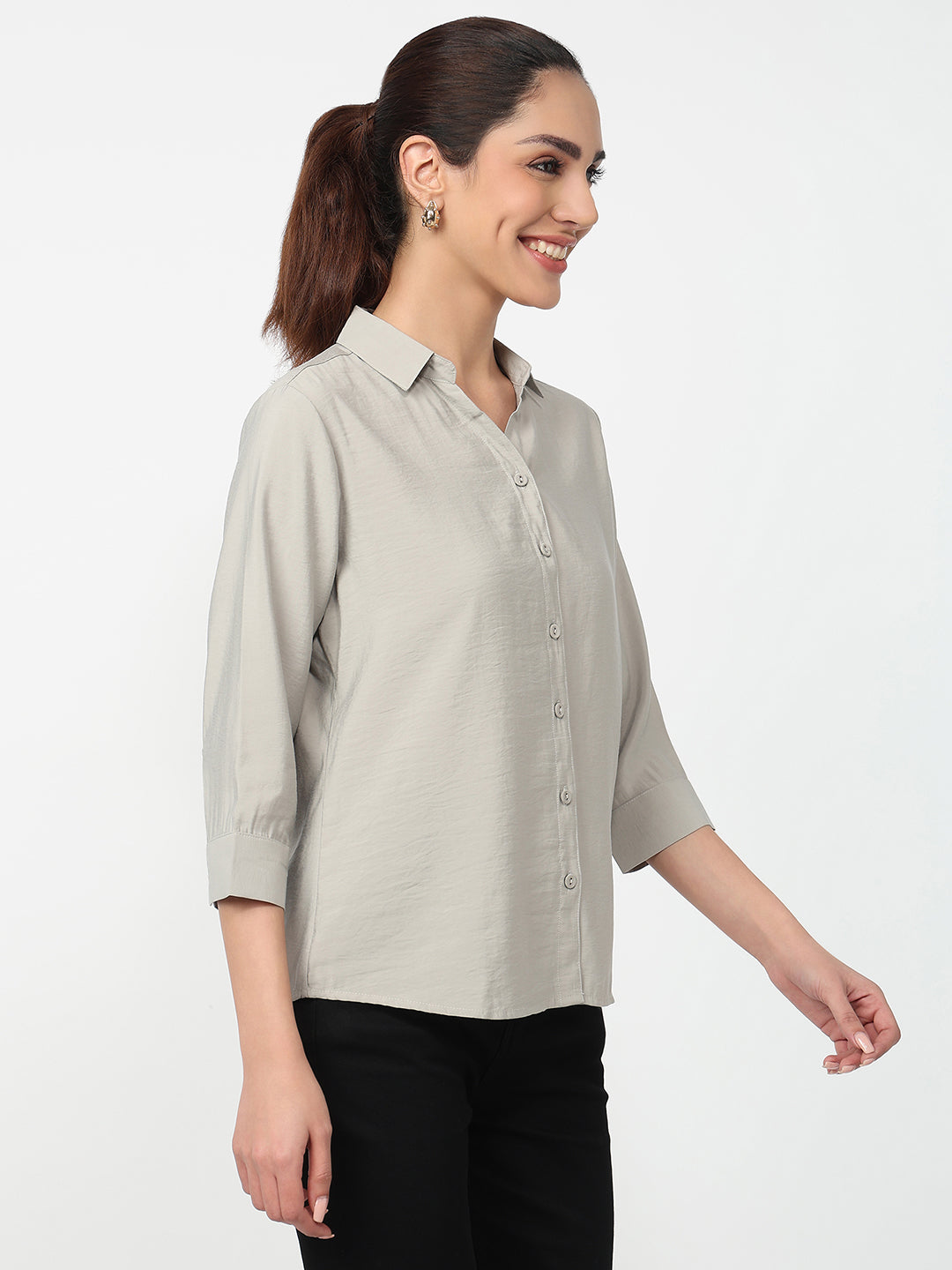 Women Cloud Slim Shirt