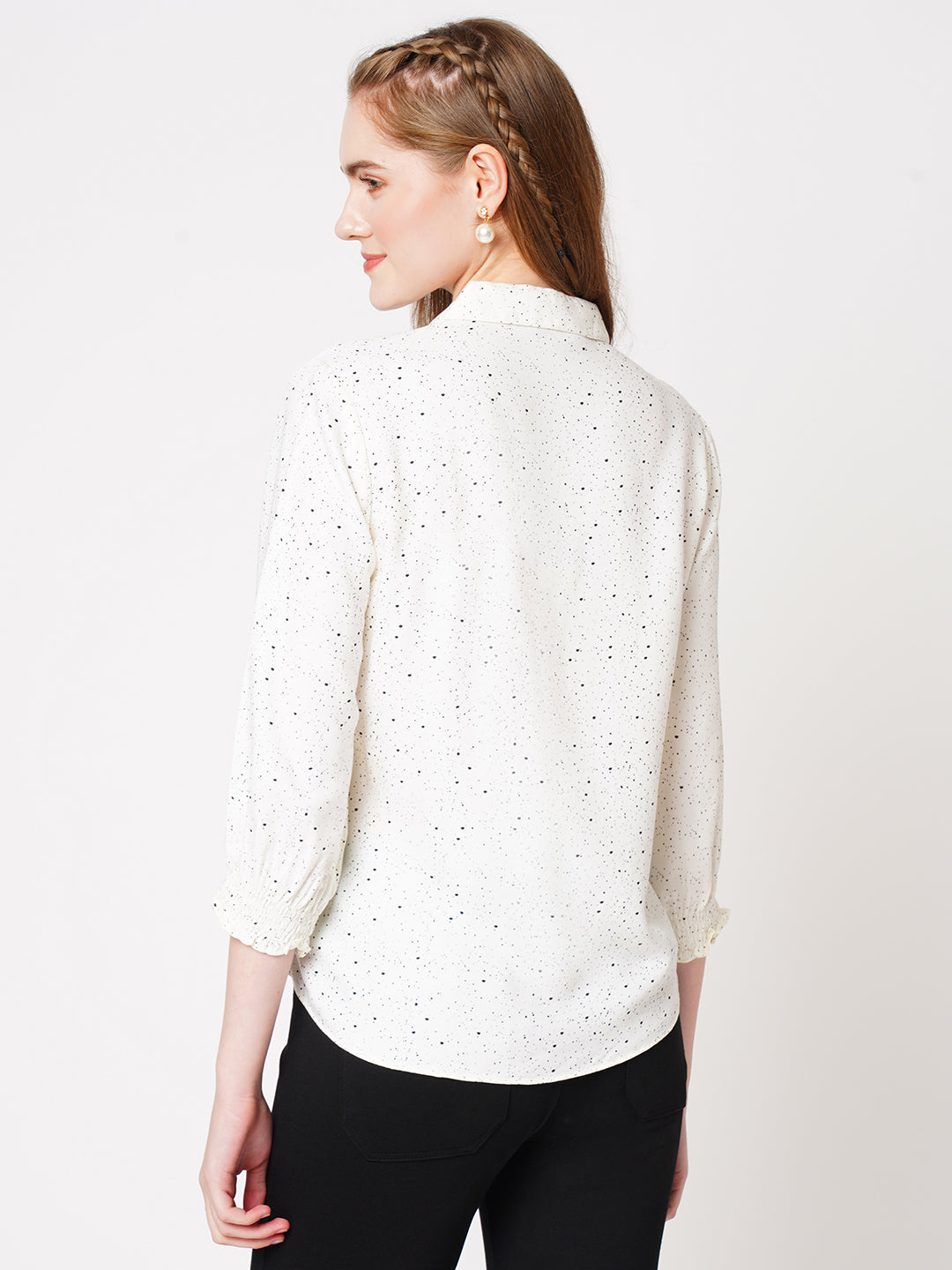 Women Off White Shirt