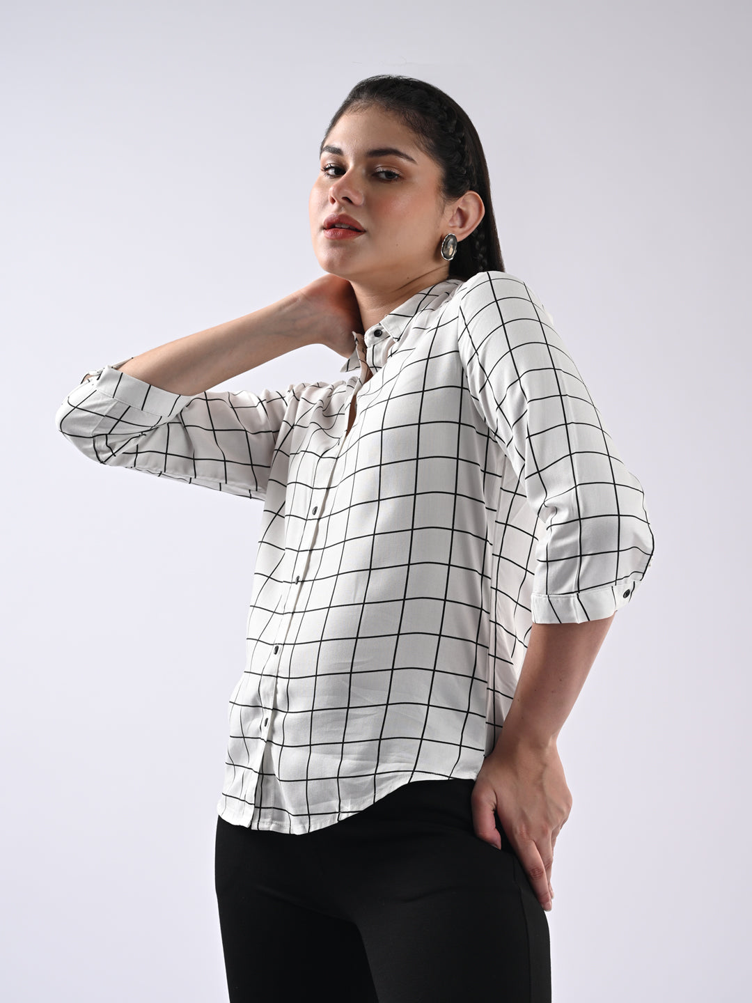 Women Checked Shirt