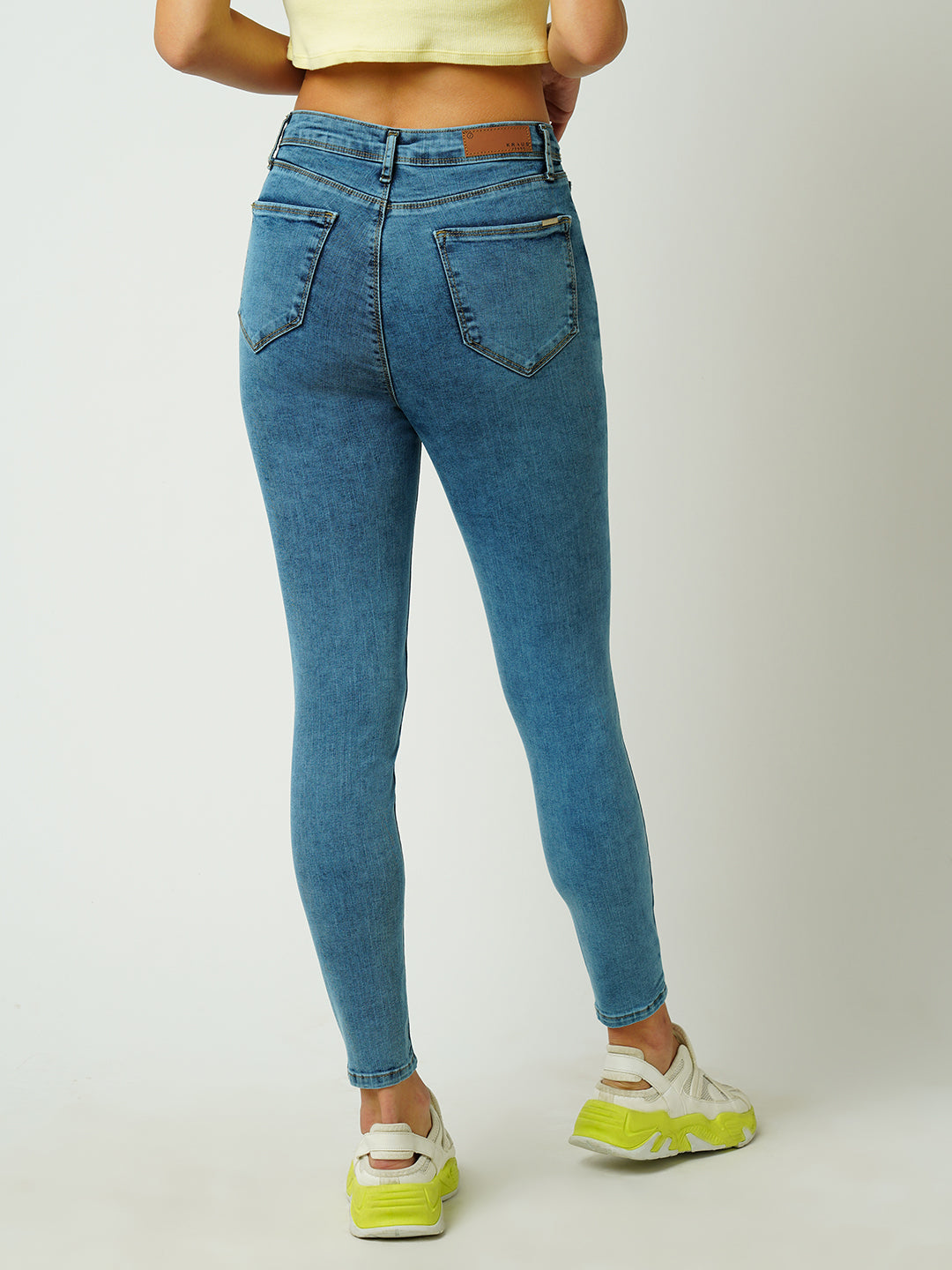 Women Sky High-Rise Skinny Fit Jeans