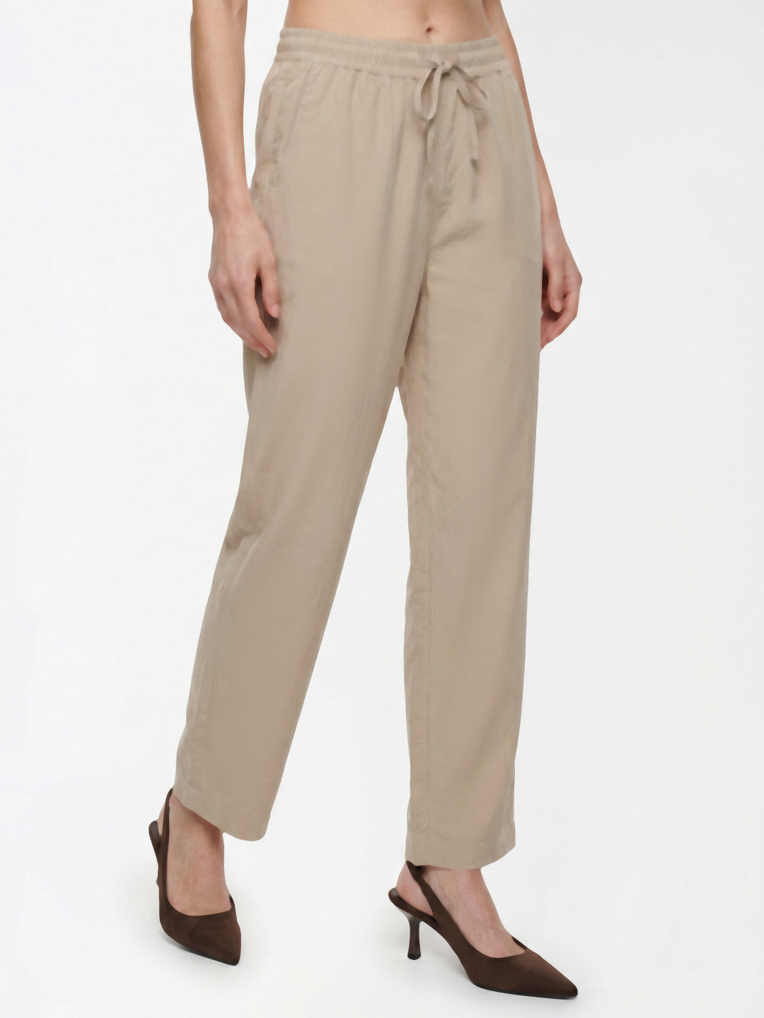 Women Beige Joggers