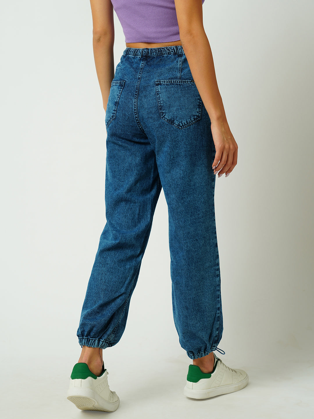 Women High-Rise Parachute Fit Jeans