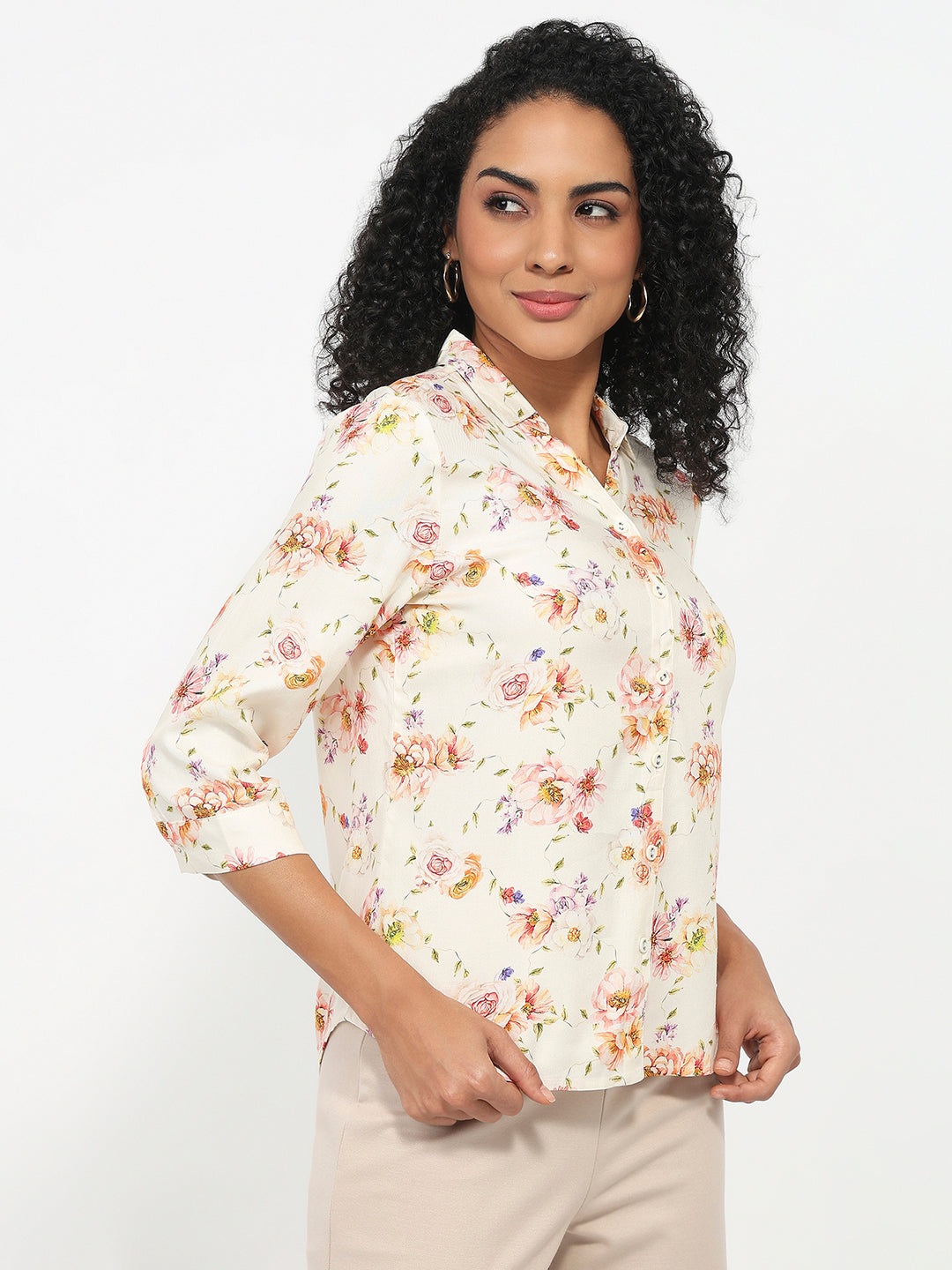 Women Floral Print Shirt