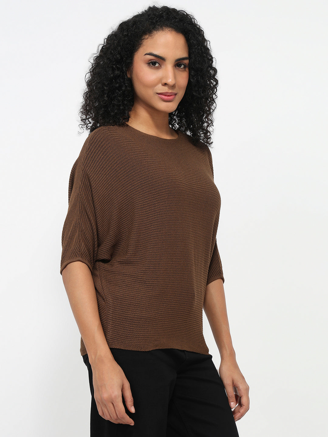 Women Sepia Batsleeve Top