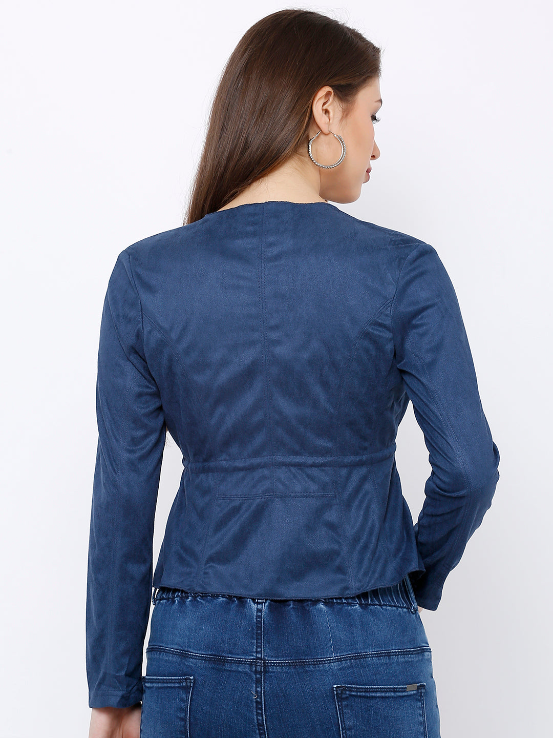 Women Navy Shrug