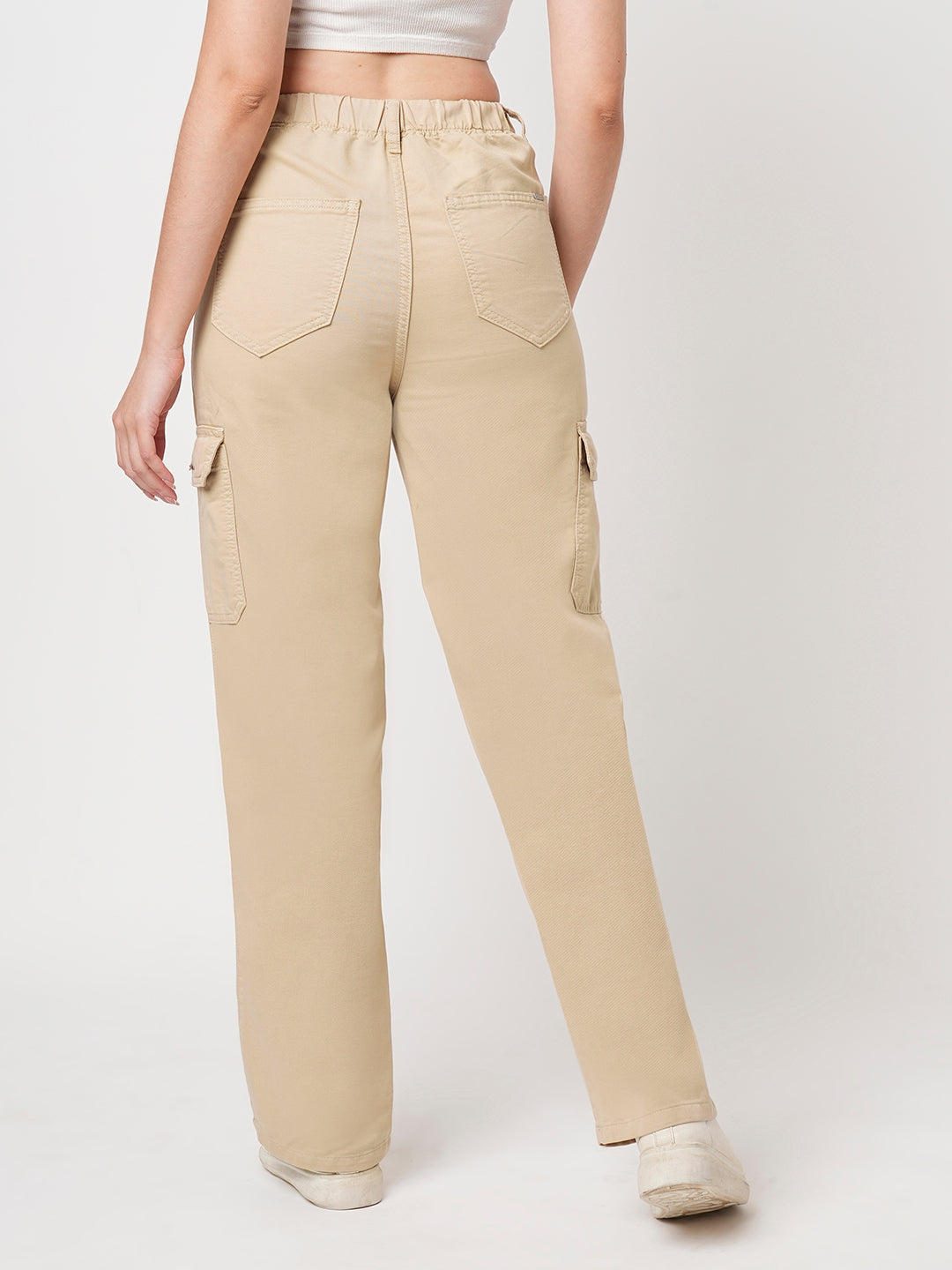 Women Oatmilk High-Rise Cargo
