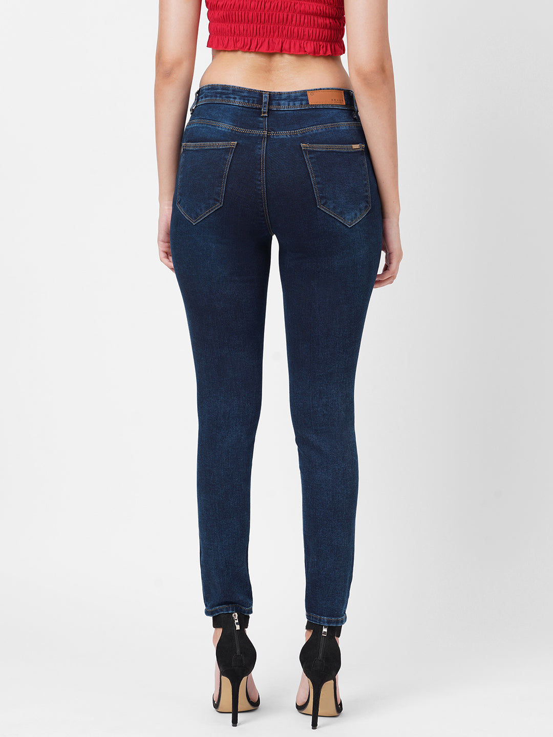 Women Mid-Rise Skinny Jeans