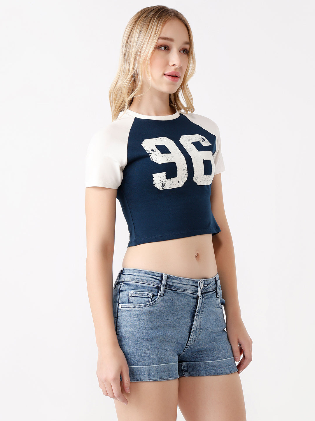 Women Slim Fit Genz T-Shirt