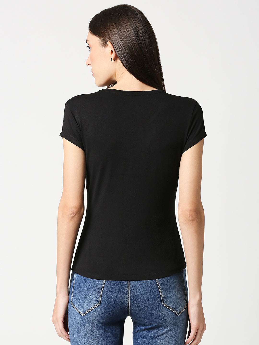 Women Black T-Shirt
