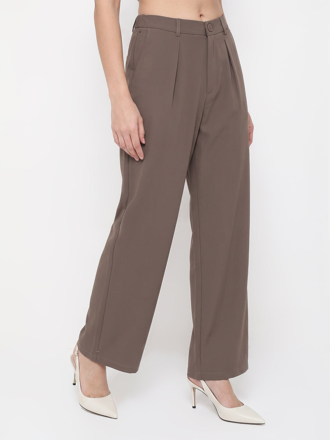 Women Stone Wide Leg Korean Pants