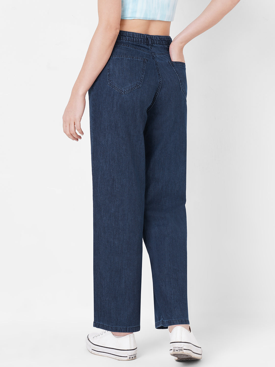 Women High-Rise Wide Leg Jeans