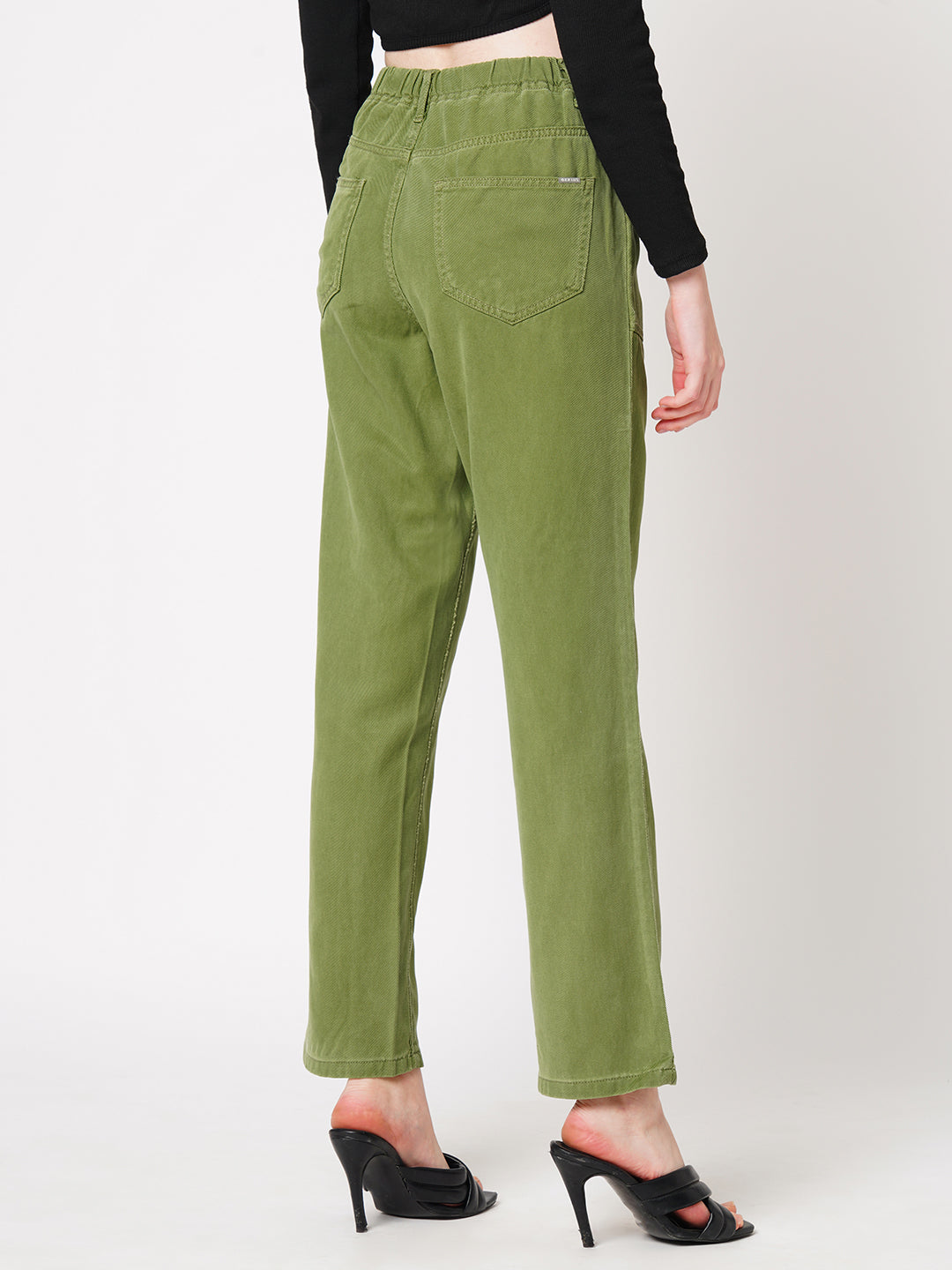 Women High-Rise Straight Jeans