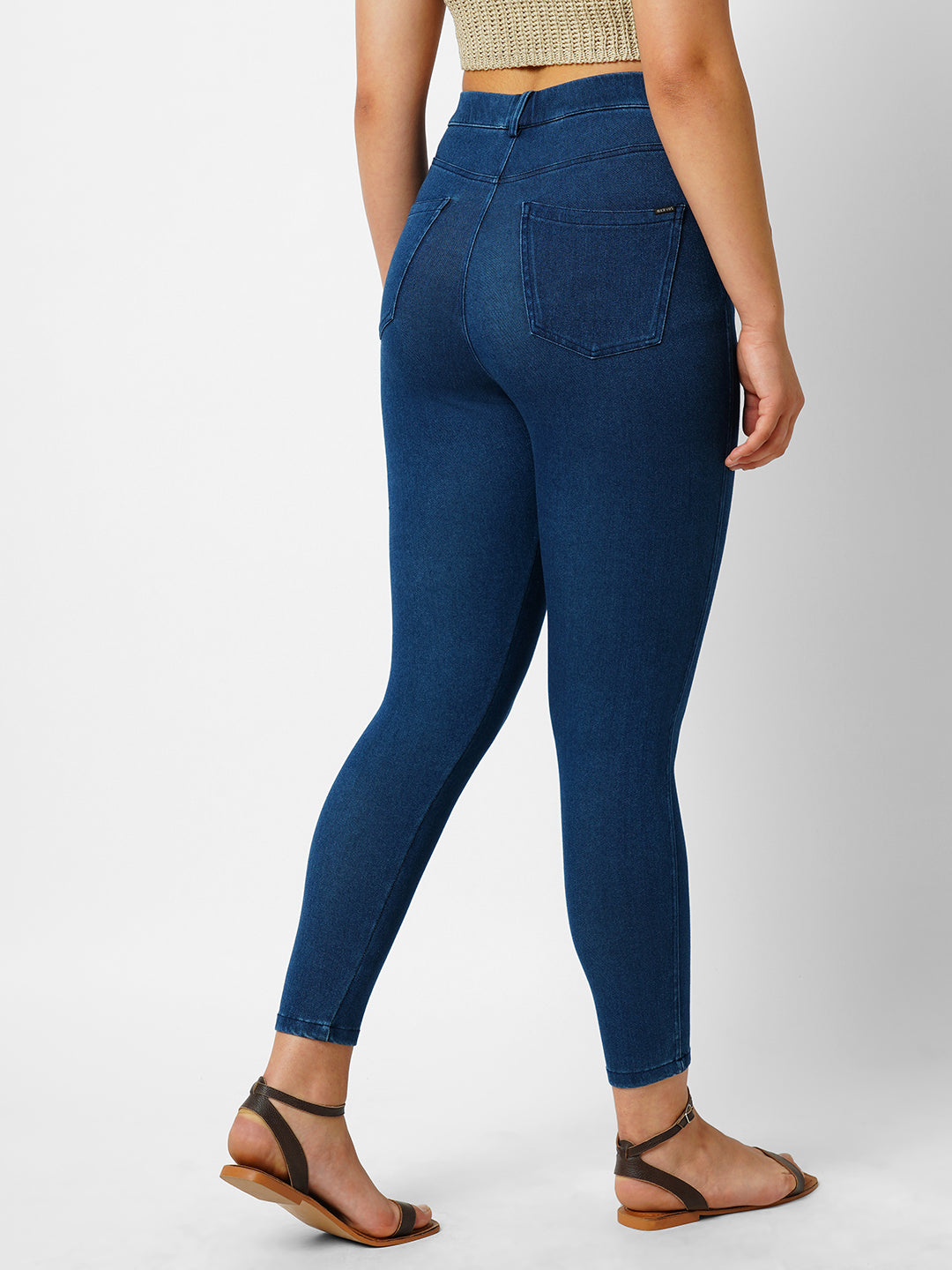 Women Blue Jeggings