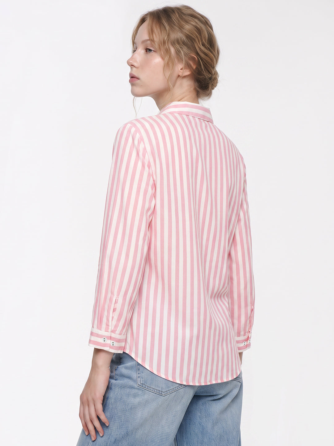 Pink/White Shirt