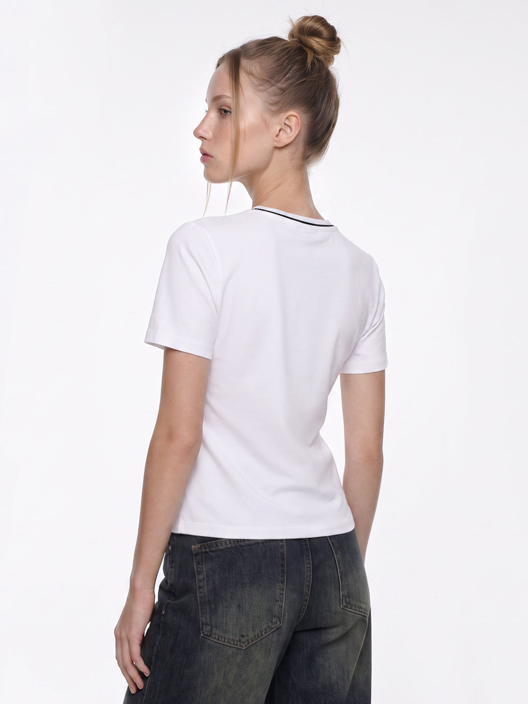 White Neo Graphic Tees