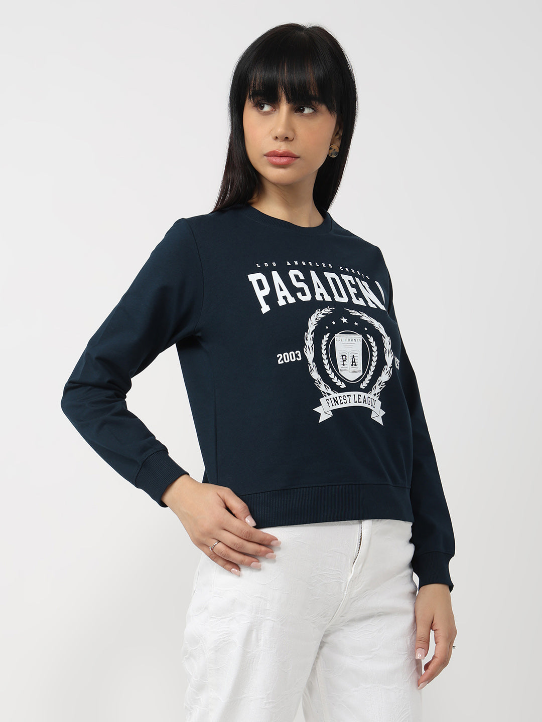 Women Airforce Slim Fit Sweatshirt