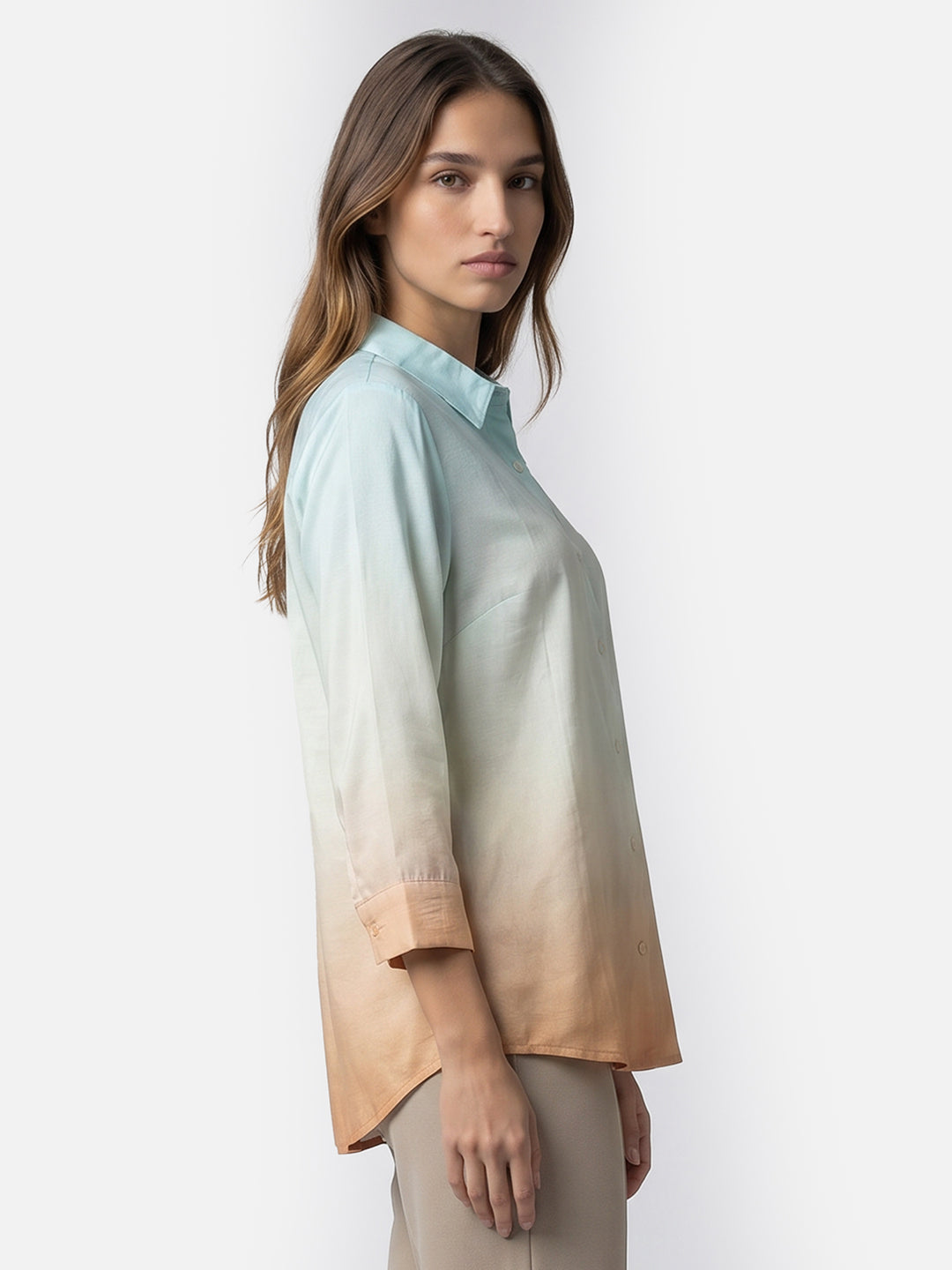 Women Ombre Shirt