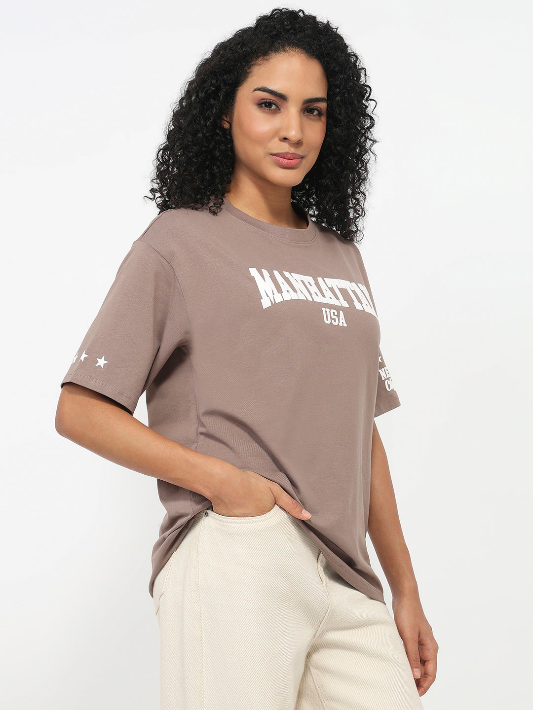 Women Oyster Oversized T-Shirt
