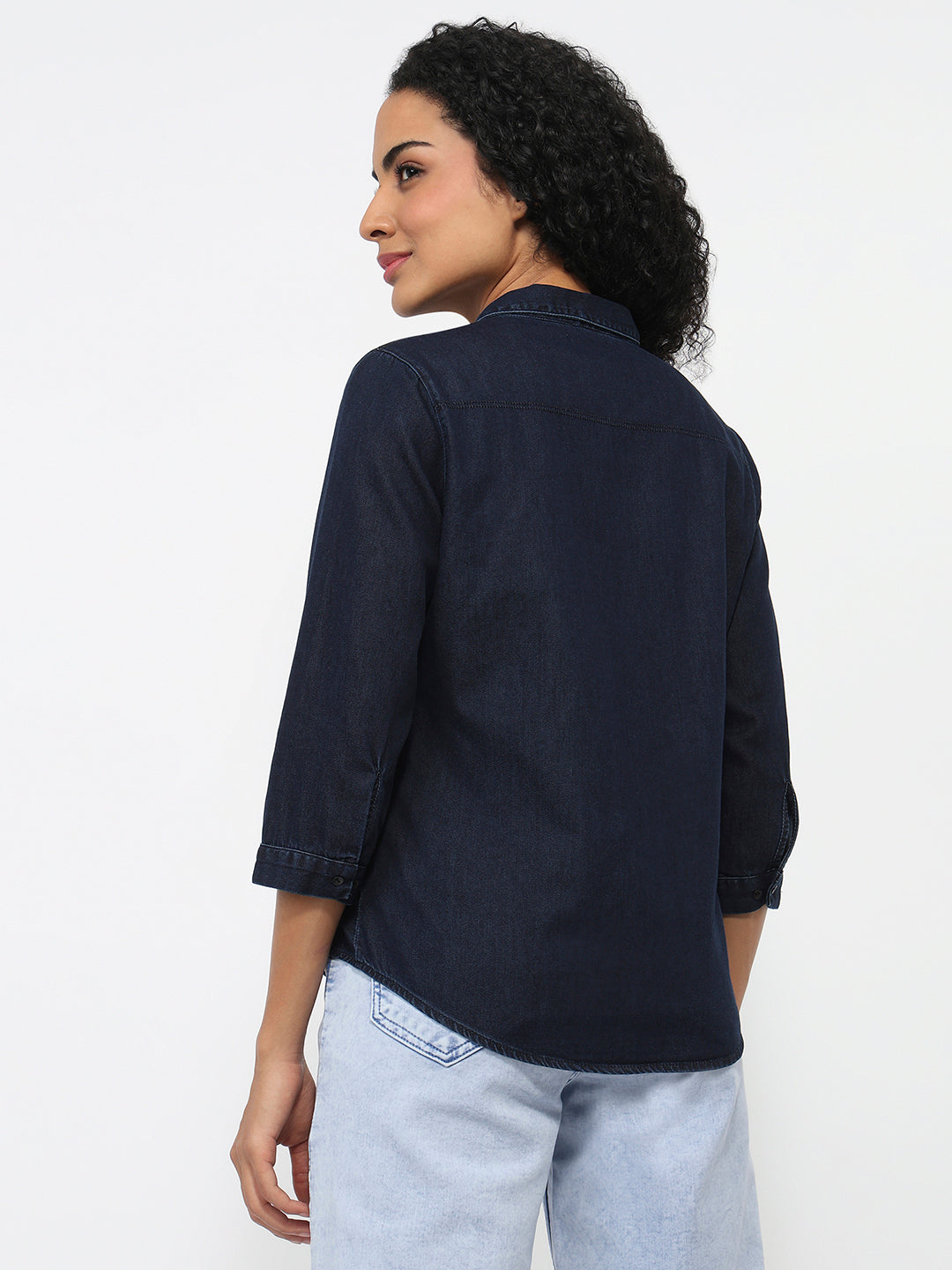 Women Dark Blue Shirt