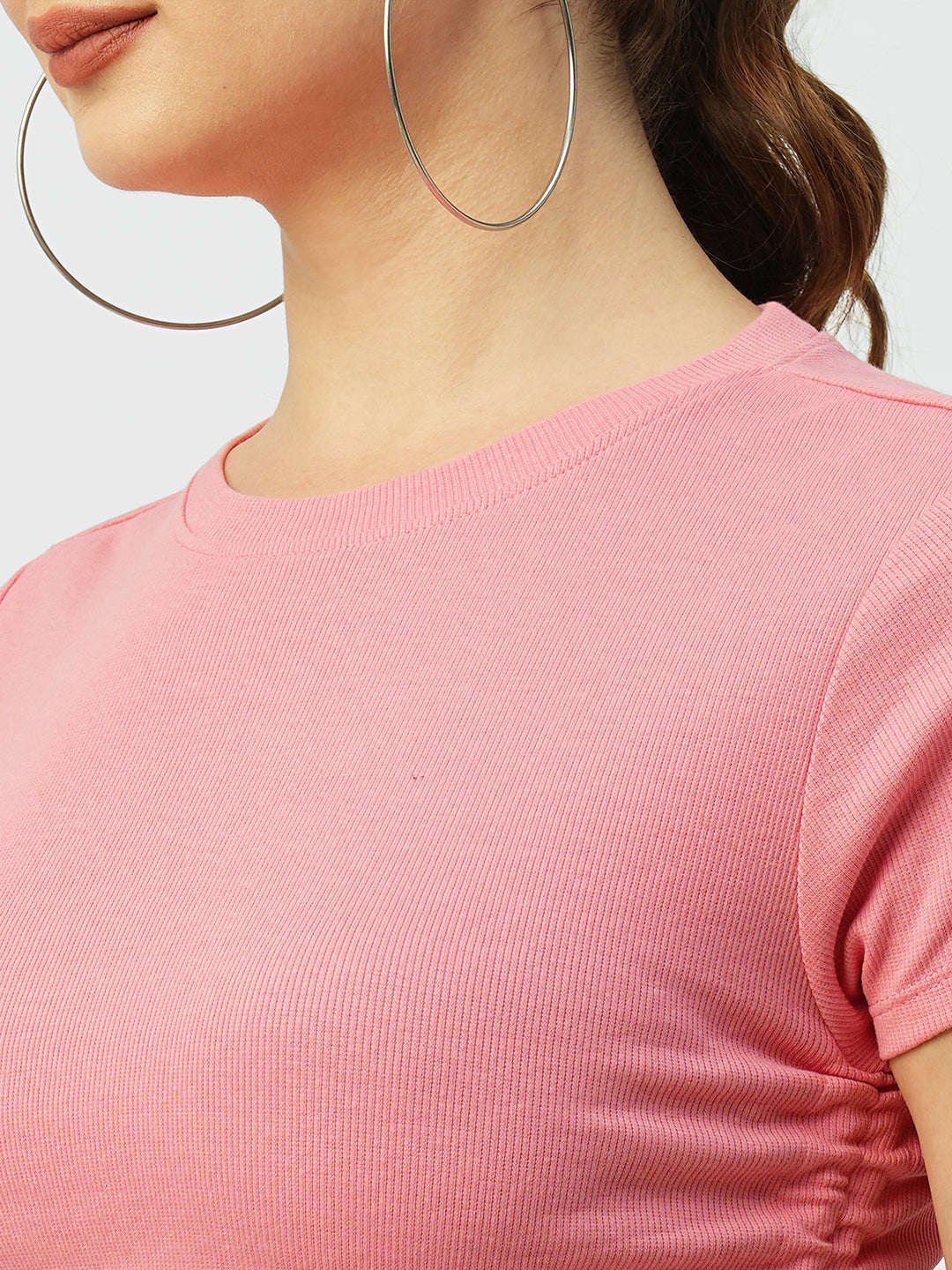 Women Sugar Coral Crop T-Shirt