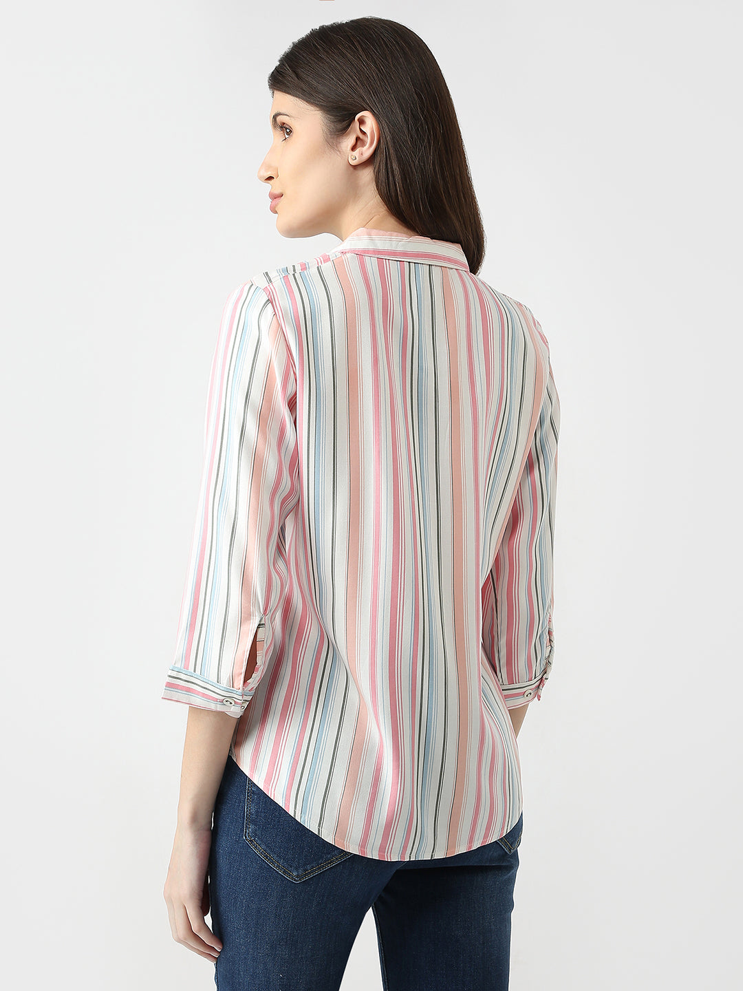 Women Multi Stripe Shirt