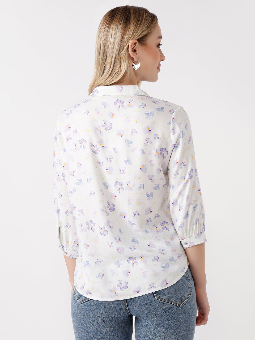 Women Slim Fit Floral Shirt