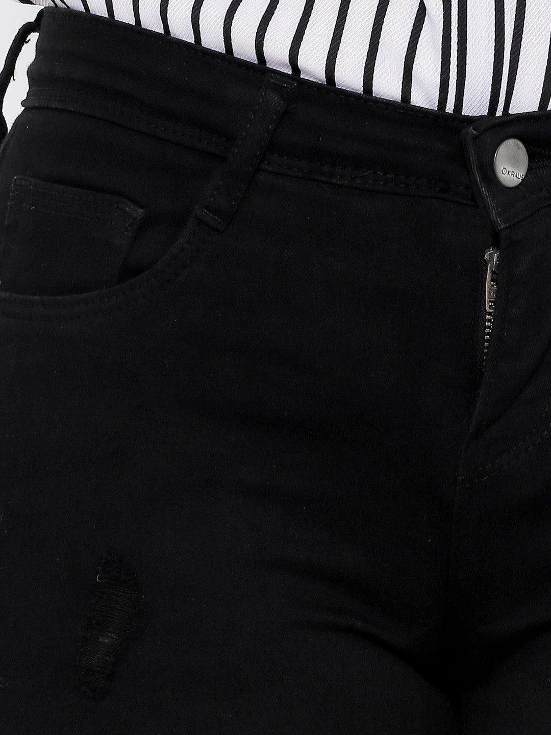 Women Mid-Rise Skinny Crop Jeans