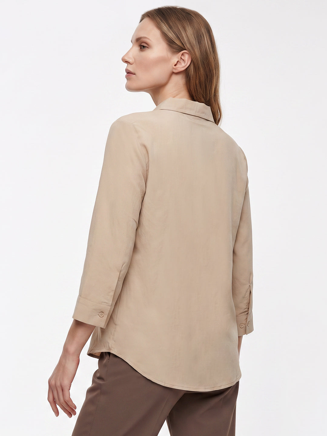 Women Beige Shirt