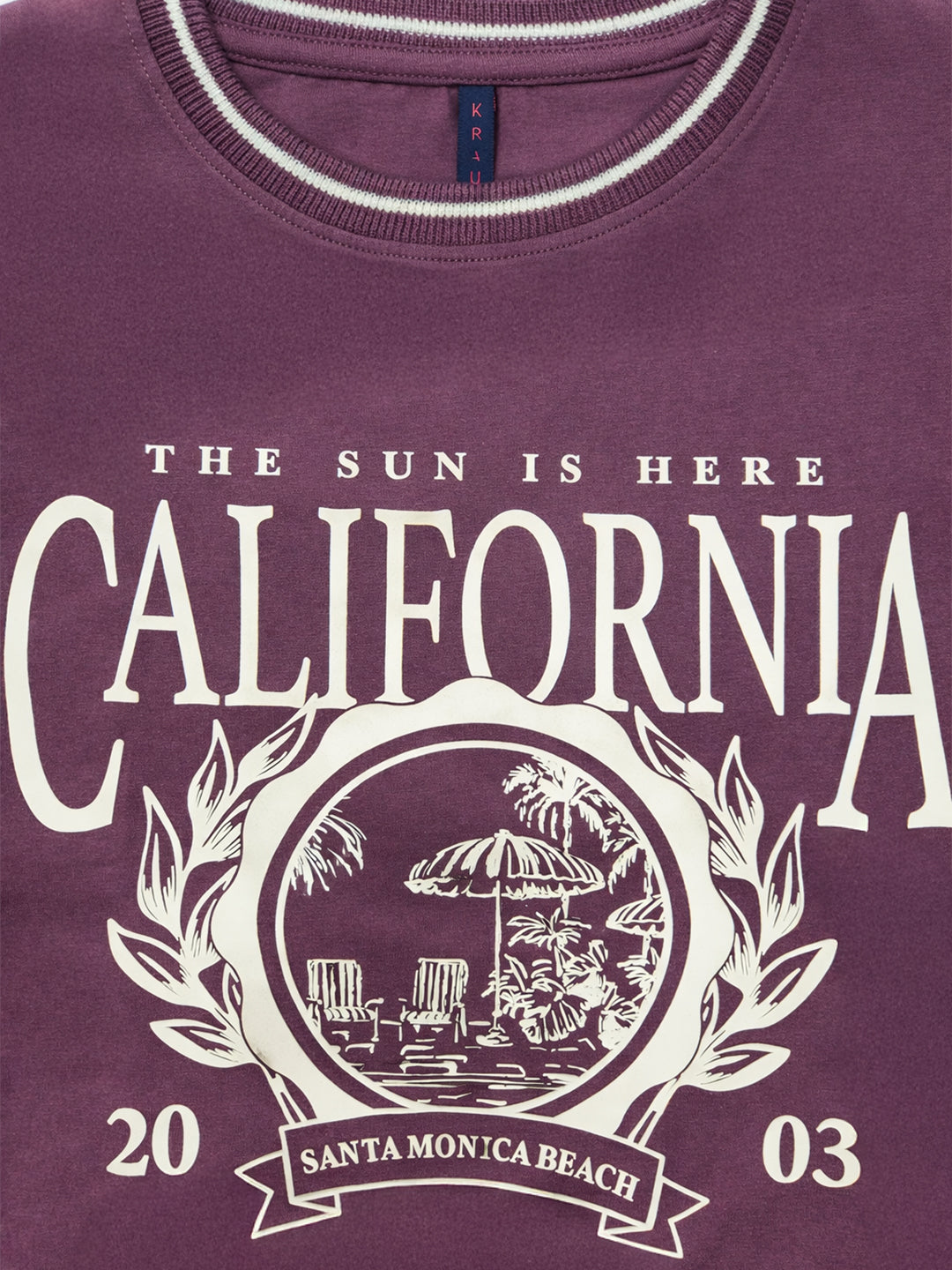 Women Mauve Oversized T-Shirt
